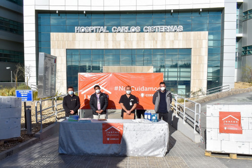 Distrito Norte entregó más de 15 mil insumos sanitarios a personal del Hospital Carlos Cisternas