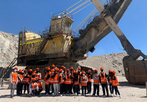 Estudiantes de Calama fueron protagonistas del retorno del tour a Chuquicamata