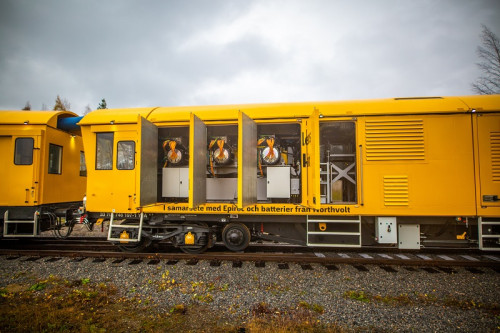 ABB presenta vehículo cero emisiones para mantenimiento de líneas ferroviarias