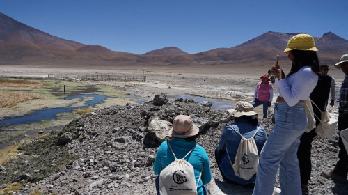 Comunidad Quechua de Ollagüe conoció avances de El Abra en Vertiente 11 del Salar de Ascotán