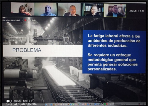 Presentan solución para monitorear la fatiga laboral a empresas miembros de la Asociación de Industrias Metalúrgicas y Metalmecánicas