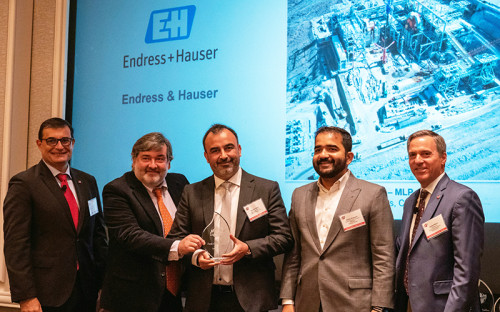 Endress+Hauser Chile recibe premio a mejor proveedor Global de Bechtel Corporation
