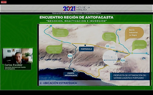 Empresa Portuaria Antofagasta fue parte del encuentro de Negocios, Reactivación e Inversión dentro del Mes de la Minería