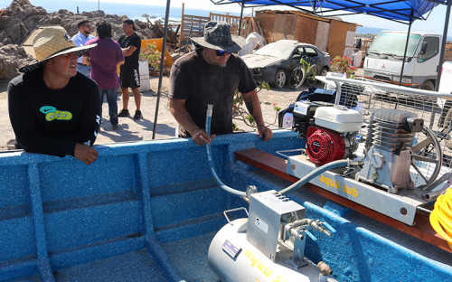 Sindicato Indígena de Tocopilla recibe un bote e implementaciones para su trabajo