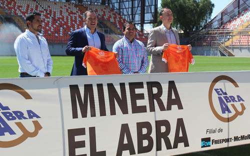 Minera El Abra renovó convenio con Club de Deportes Cobreloa