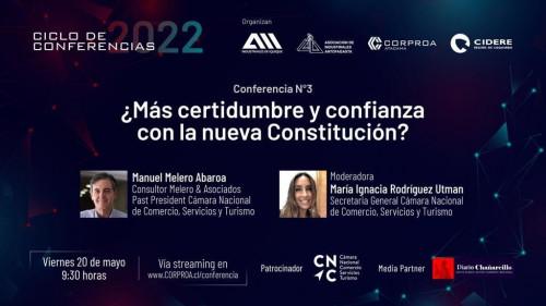 Coproa realizará webinar sobre el borrador constitucional