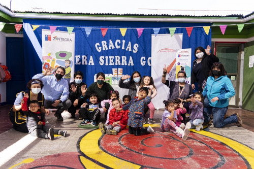Sierra Gorda entrega donación para jardines infantiles de Fundación Integra