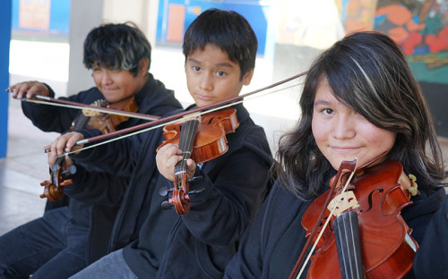 Con presentación musical Orquesta del Altiplano lanzó programa educativo 2023