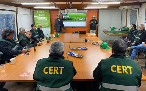 Codelco Andina inició capacitación para potenciar capacidad de respuesta ante emergencias comunitarias en Tiltil