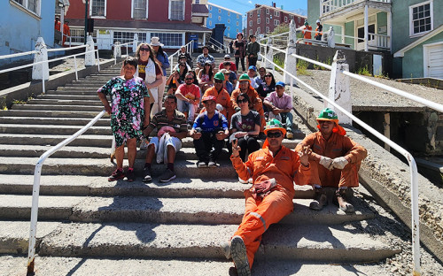 Campamento Sewell recibió visita de 40 personas del programa Calle y Residencia de Caritas Chile