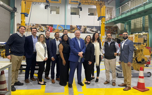 Estudiantes de Temple University conocen instalaciones de Finning Santiago