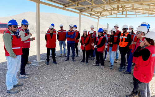 Futuros ingenieros en minas de Inacap visitaron Minera Candelaria