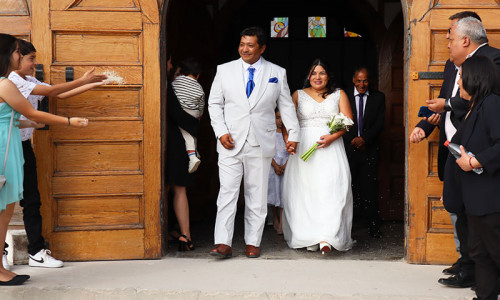 Histórico: volvieron los matrimonios a la iglesia de Chuquicamata