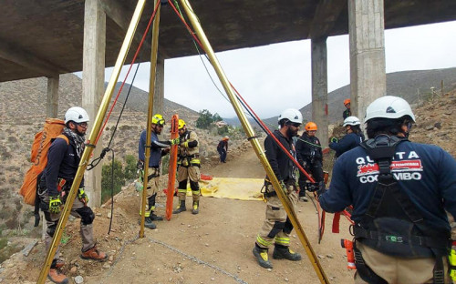 Bomberos de Coquimbo reciben donación en equipamiento para rescate