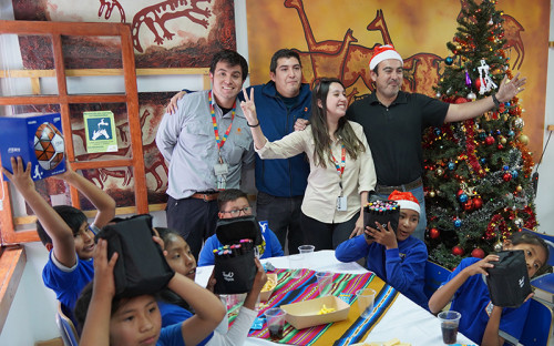 Encuentro navideño llevó alegría a estudiantes gracias a iniciativa del equipo de Chancado de Chuquicamata