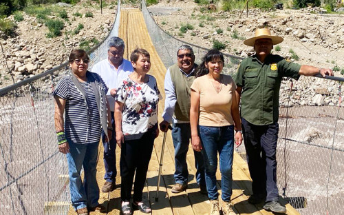 Sector Los Espinos se sumó a localidades del Camino Internacional beneficiadas
