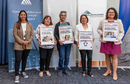 Cinco mujeres vinculadas a proyectos de Collahuasi fueron reconocidas como “Líderes” en Tarapacá