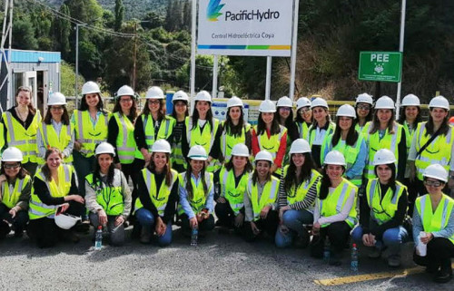 5ta Generación de Women in Energy WEC Chile visita plantas hidroeléctricas de Pacific Hydro