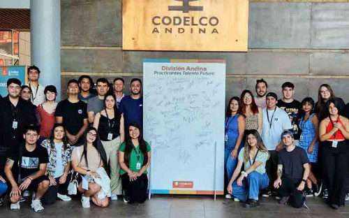 Estudiantes del Valle del Aconcagua realizan su práctica profesional en Codelco Andina