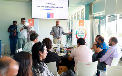 Región de O’Higgins celebró Día Nacional de la Prensa en el Estadio El Teniente