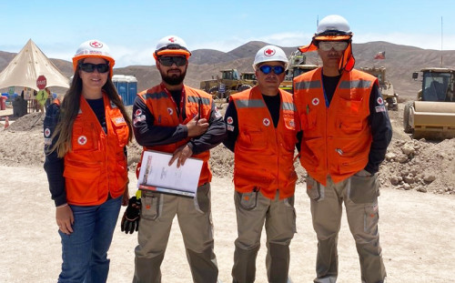 Rescate Minero supervisa trabajos en terreno
