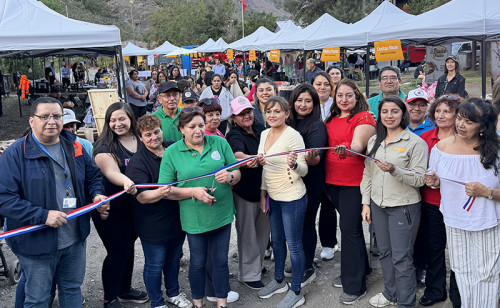 Programa Emprendimiento con Futuro de Codelco Andina realiza primera feria de emprendedores en Río Blanco