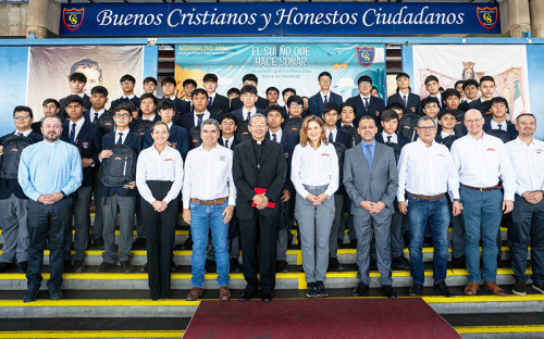 Sierra Gorda SCM lanzó su Programa “Clases Patrocinadas” junto a alumnos del Colegio Don Bosco