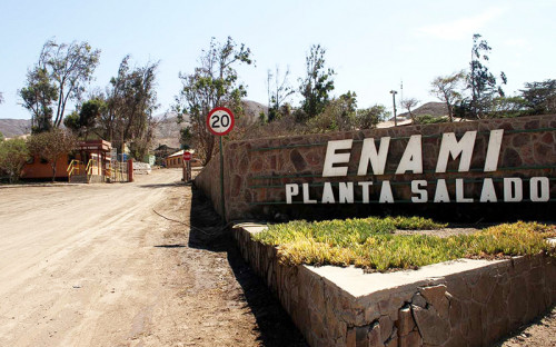 Enami licita servicio para movimiento interno de minerales en la Planta El Salado