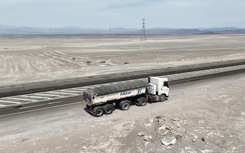 Movener y SQM comienzan a revolucionar el transporte de carretera en Chile