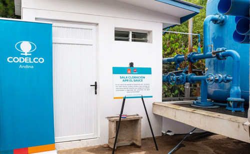 Servicio Sanitario Rural El Sauce cuenta con nueva Sala de Cloración gracias al apoyo de Codelco Andina