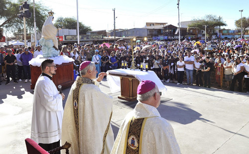 Finalizó histórica restauración de Virgen del Carmen de La Tirana con aportes de Collahuasi