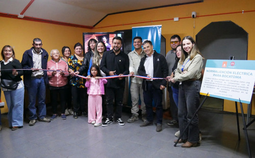 Proyecto de Codelco Andina permitió regularizar infraestructura eléctrica en viviendas de Bocatoma