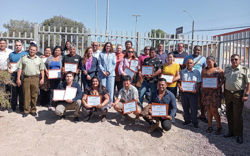 54 personas fueron certificadas como guardias de seguridad en Caldera y Tierra Amarilla