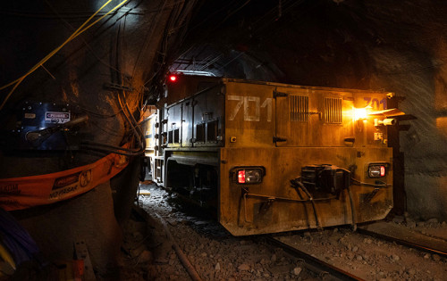 Sensor de alta precisión mejora la seguridad y el transporte de carga en mina El Teniente