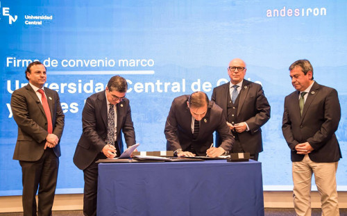 Universidad Central y Andes Iron firman alianza estratégica para impulsar el desarrollo en la Región de Coquimbo