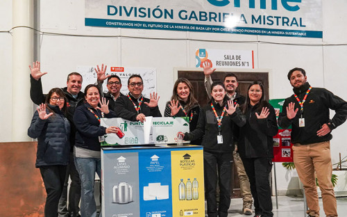 Gabriela Mistral inauguró 15 puntos limpios en sus áreas operativas
