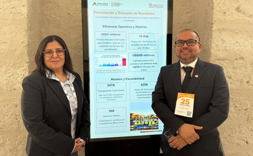 Mine Class presentó en Perumin 37 los resultados de su programa de digitalización y capacitación en línea en la industria minera