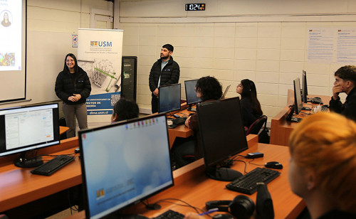 Syntec dicta nueva charla técnica y motivacional a estudiantes de la Universidad Técnica Federico Santa María