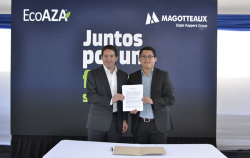 EcoAZA y Magotteaux sellan alianza para valorizar 14 mil toneladas de residuos industriales por año