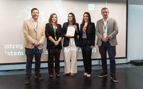 CMP es la primera empresa minera en recibir la certificación ACHS 45001 en todas sus operaciones