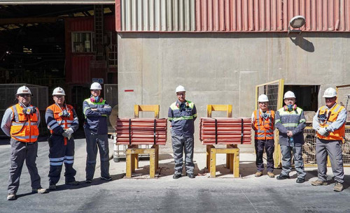 Codelco Gabriela Mistral recibe a delegación brasileña en visita técnica a sus plantas SX y EW