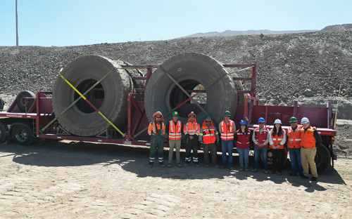 Distrito Candelaria Lundin Mining supera meta anual de Ley REP mediante gestión de neumáticos CAEX