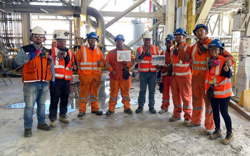 Berliam, Steel y Quintrax culminan con éxito una de las mantenciones más complejas de Minera Los Pelambres