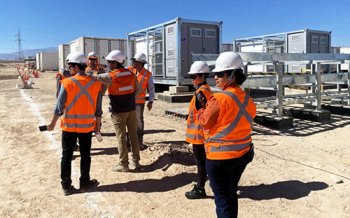 Proyecto BESS Diego de Almagro Sur II recibe visita técnica de autoridades energéticas brasileñas