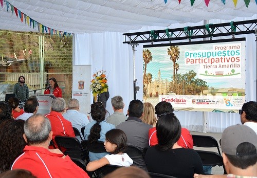 Lanzan segunda etapa del programa Presupuestos Participativos en Tierra Amarilla