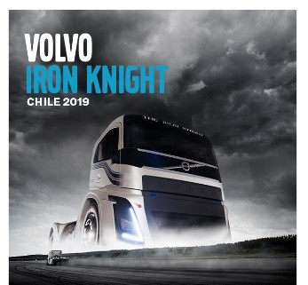 Volvo Trucks presentó Iron Knight, el camión más rápido del mundo, por primera vez en Chile