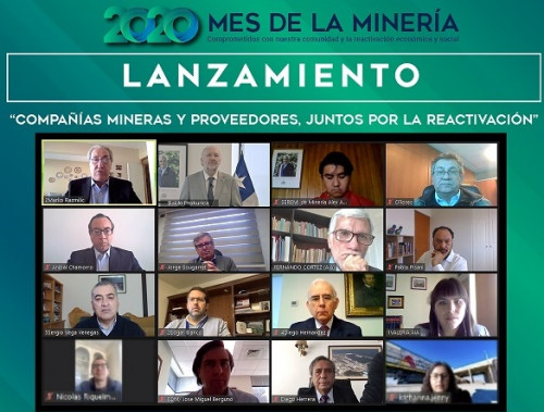 Lanzamiento del Mes de la Minería 2020: Líderes del sector destacan rol de la continuidad operacional para la reactivación económica