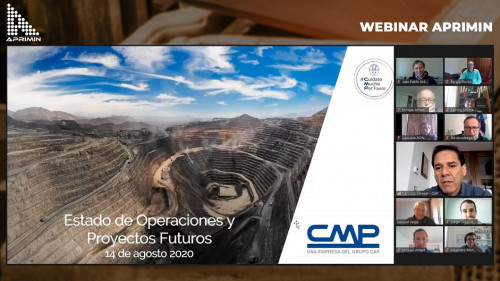 Aprimin realizó webinar con presentación de Compañía Minera del Pacífico
