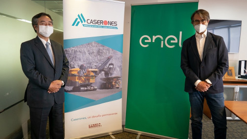 Minera Lumina Copper Chile firma acuerdo con Enel para utilizar 100% energía limpia y renovable