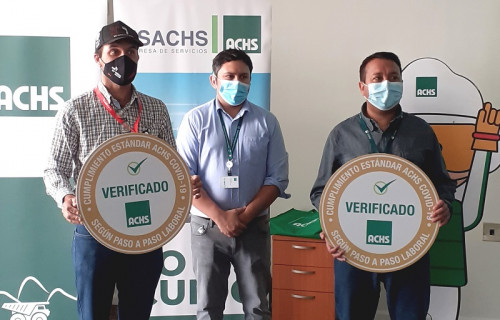 Área de Salud de Minera Candelaria recibe Sello de Gestión Covid-19 otorgado por la ACHS